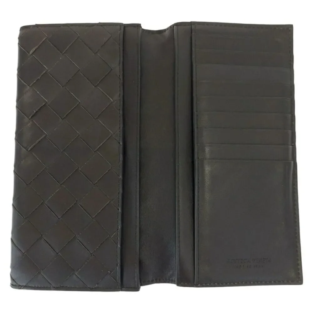 Bottega Veneta Maxi Intrecciato Long Wallet